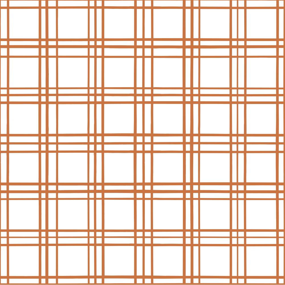 Geometric Plaid Fabric - Sienna