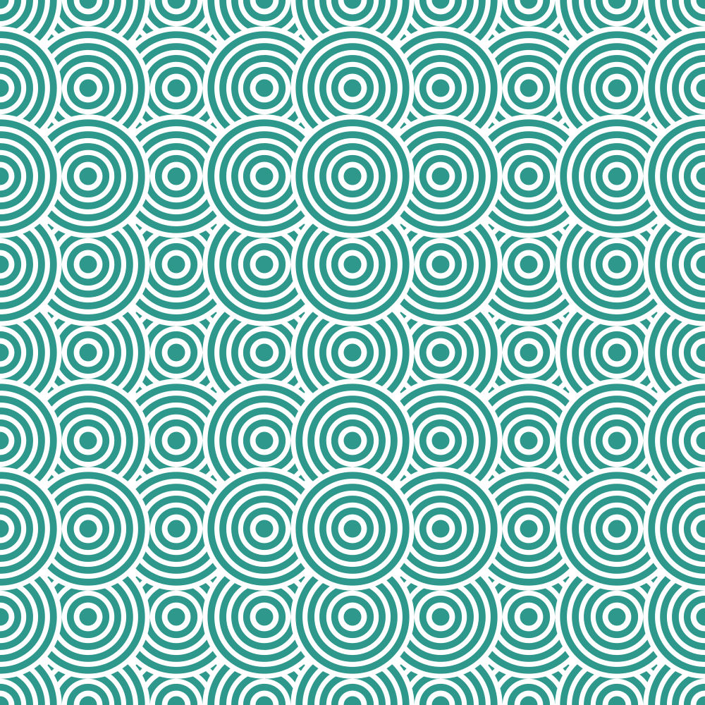 Get Back Circles Fabric - Atoll