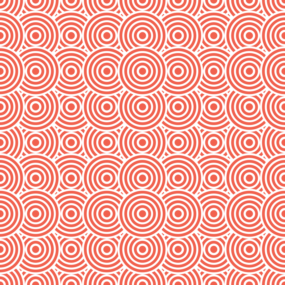 Get Back Circles Fabric - Cinnabar