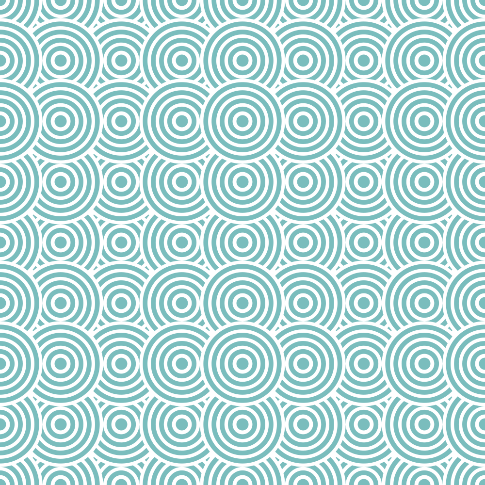 Get Back Circles Fabric - Cornflower
