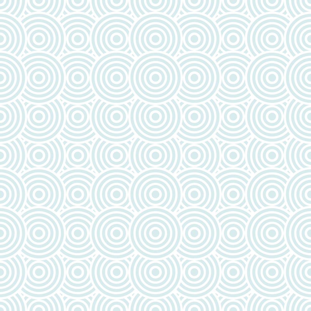 Get Back Circles Fabric - Iceberg