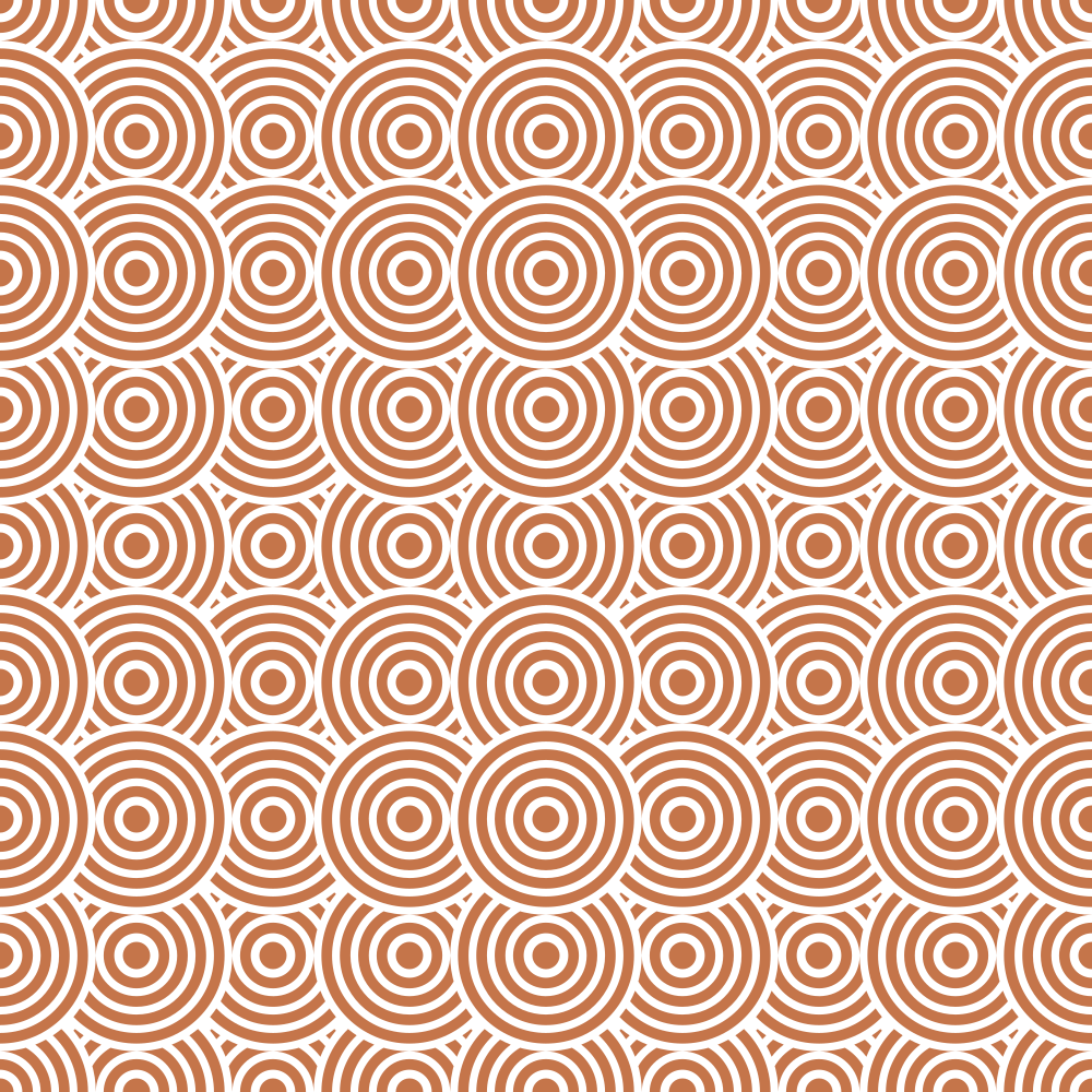 Get Back Circles Fabric - Sienna