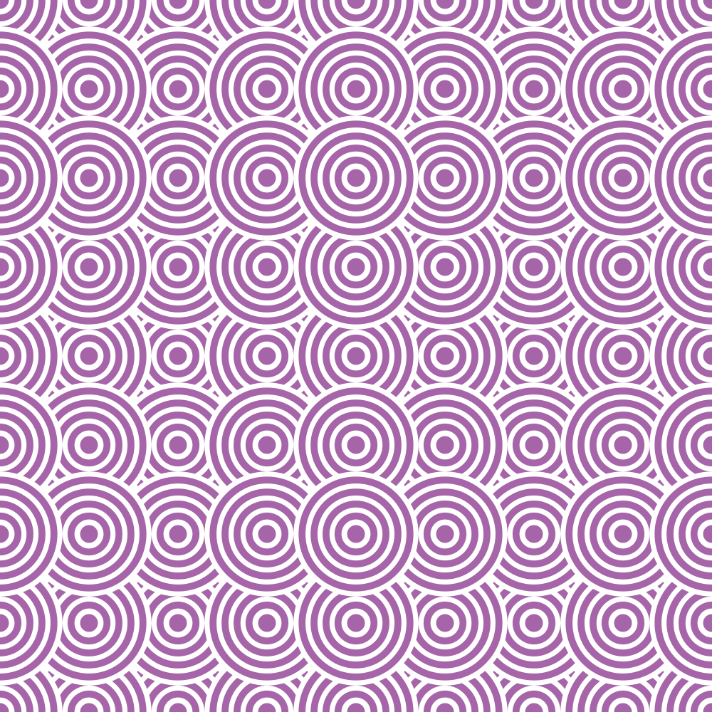 Get Back Circles Fabric - Soft Purple