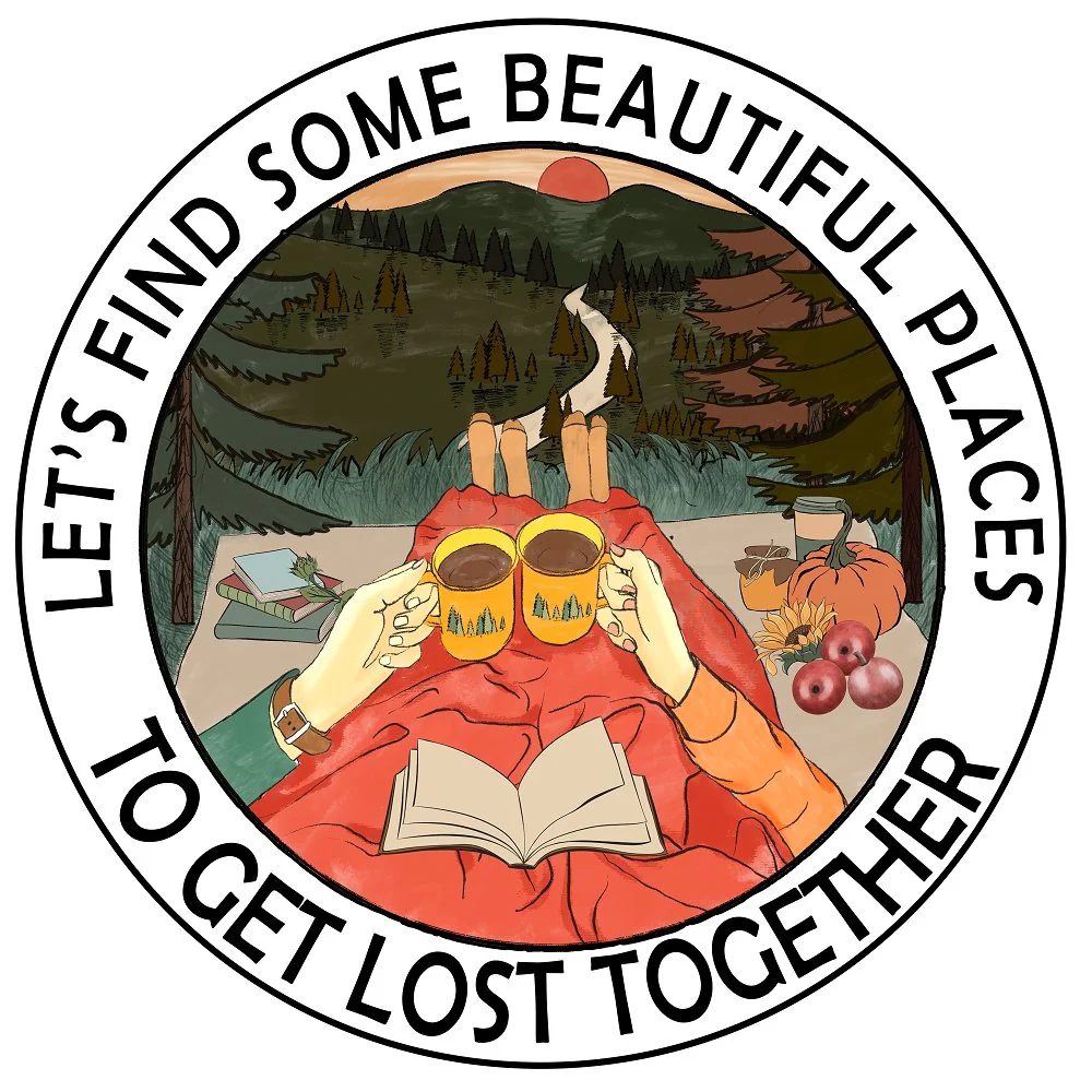 Get Lost Together Fabric Panel