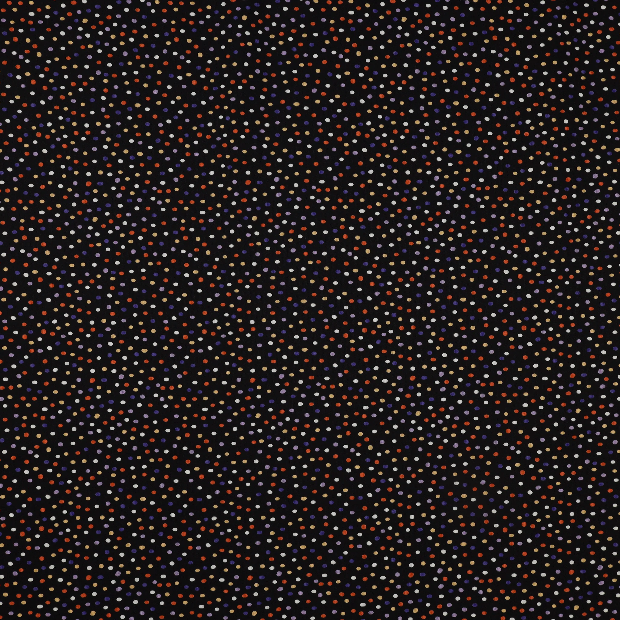 Ghostly Soiree Fabric Collection - Dot-Mania Black