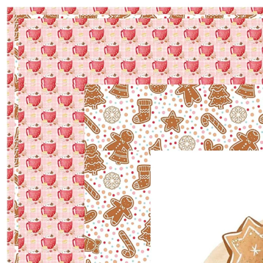 Gingerbread Cookies and Hot Chocolate Wall Hanging 42" x 42" - Image 2