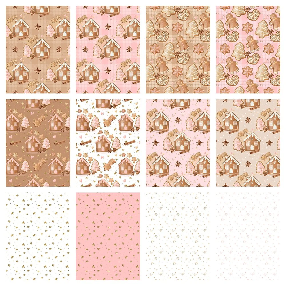 Gingerbread Fabric Collection - 1 Yard Bundle