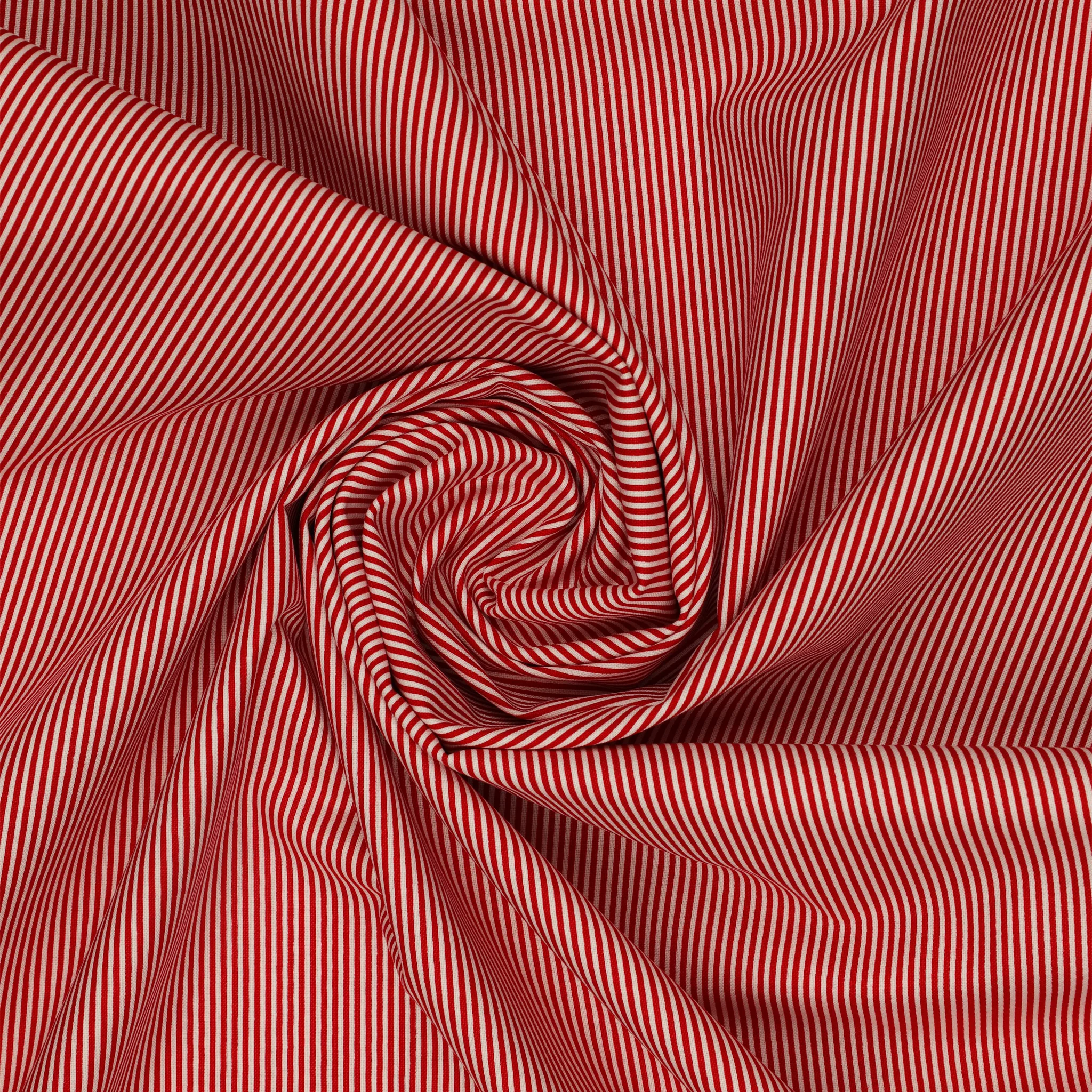 Gingerbread Lane Fabric Collection - Candy Cane Peppermint - Image 2