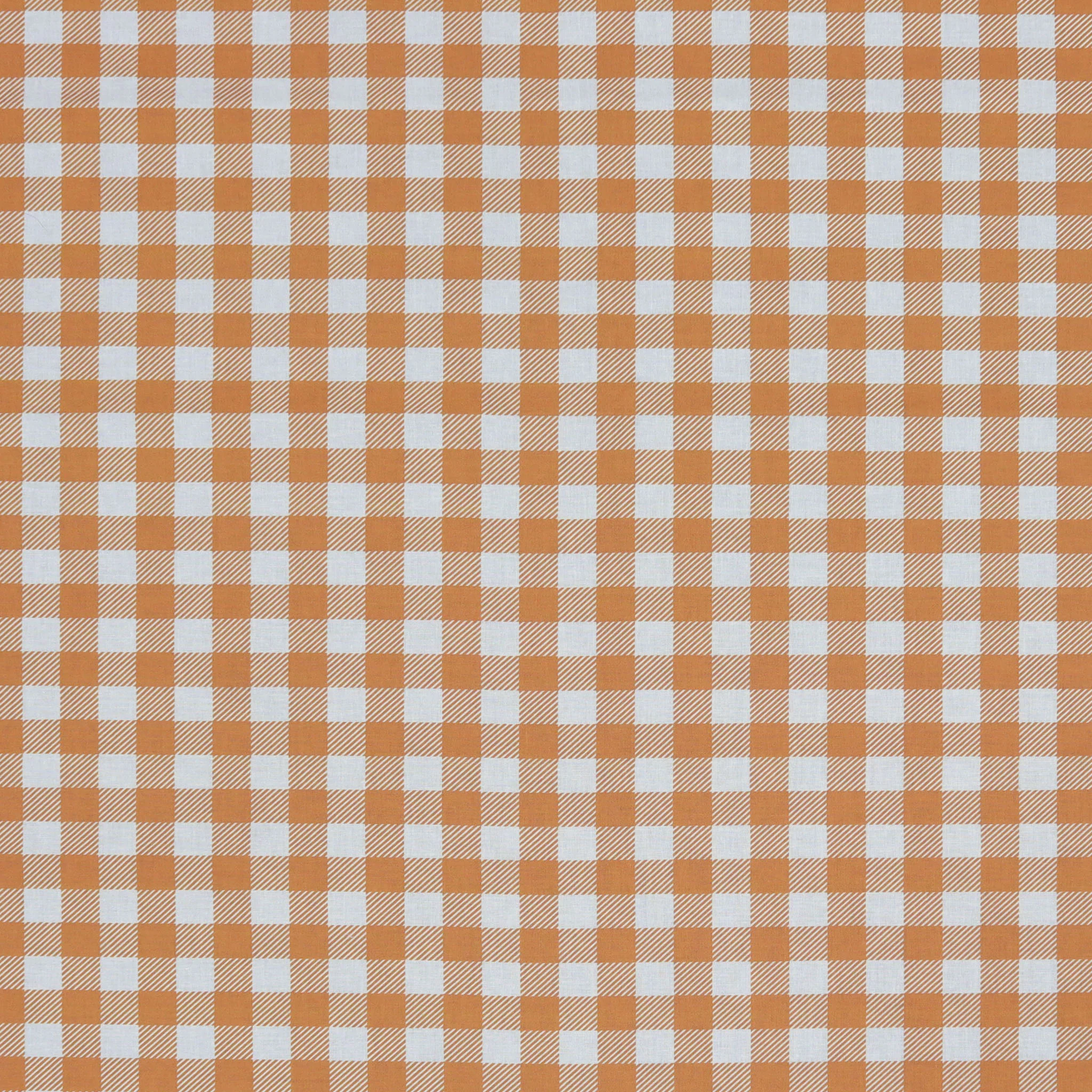 Gingham Fabric - Sienna - Image 3