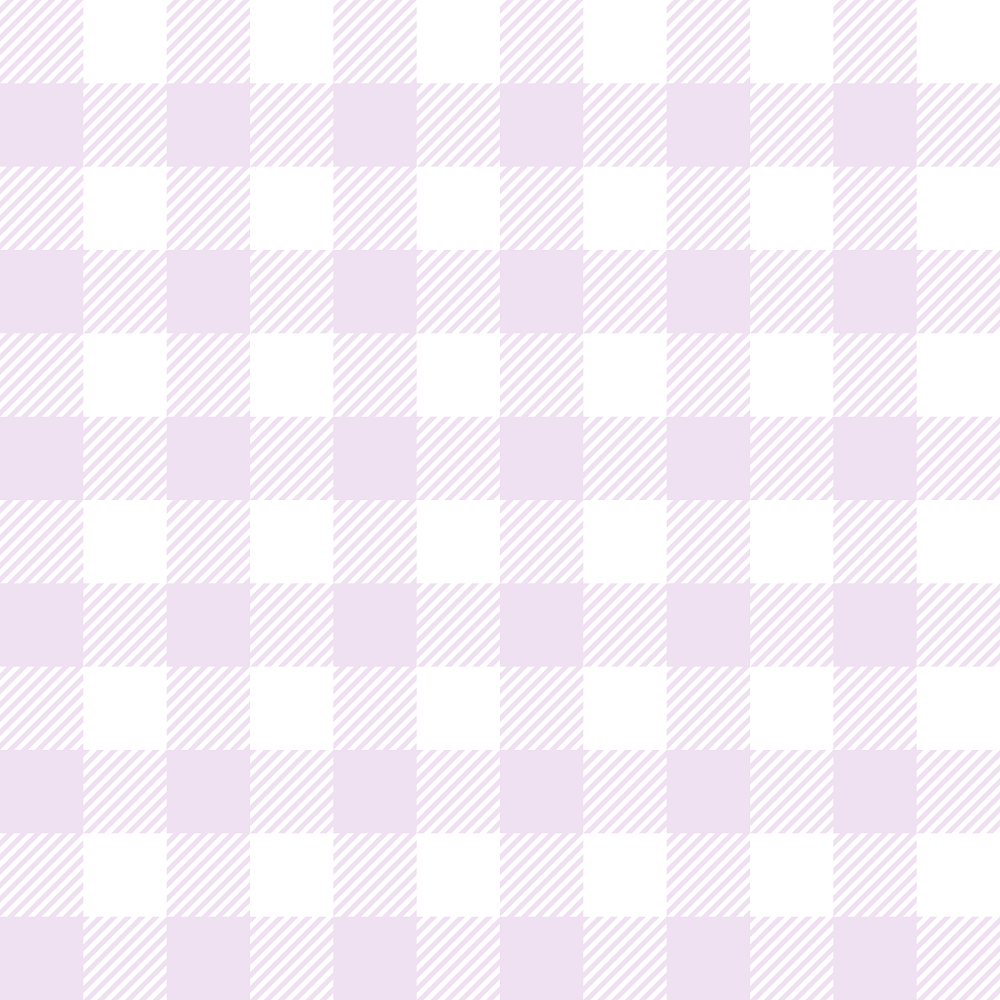 Gingham Fabric - Vintage Violet