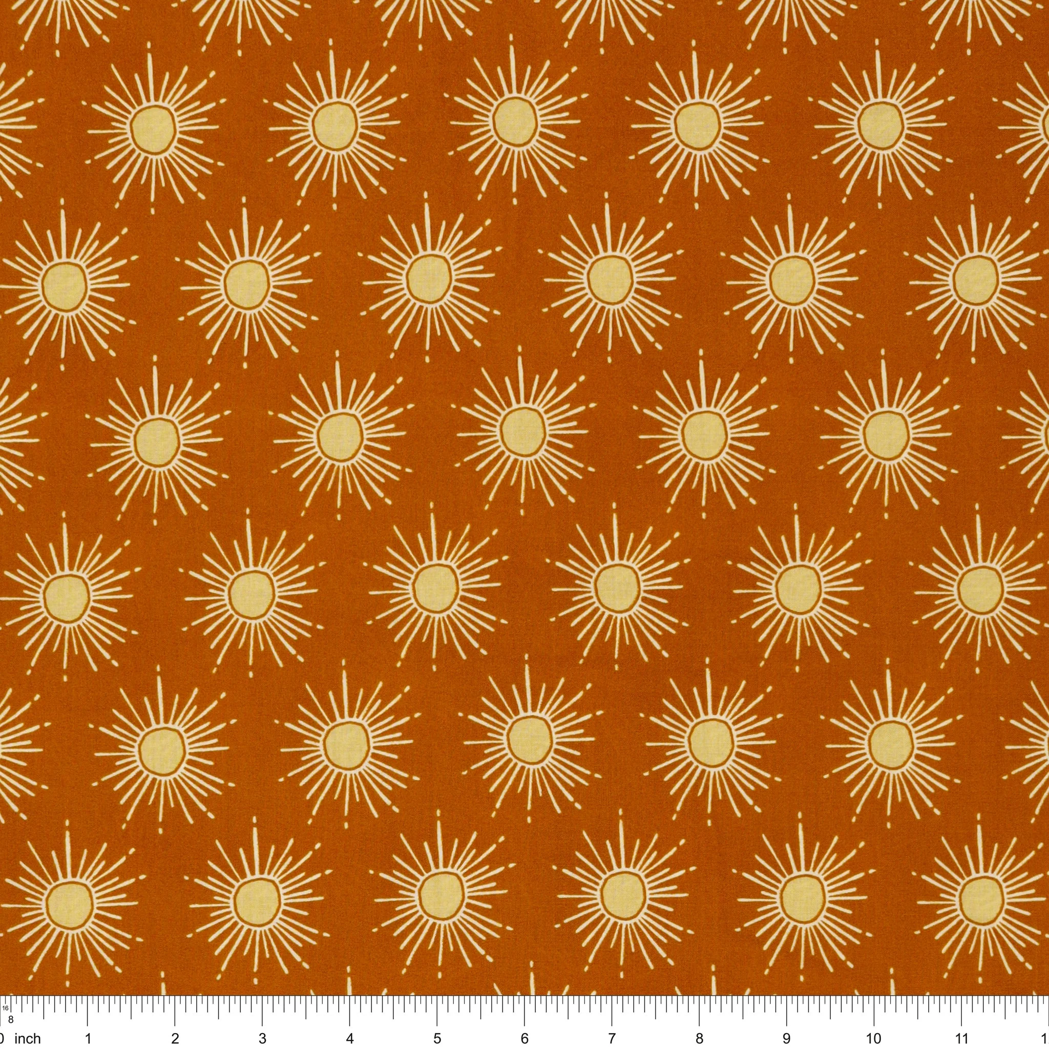 Gleaming Sun Copper Fabric in Rayon - Image 2