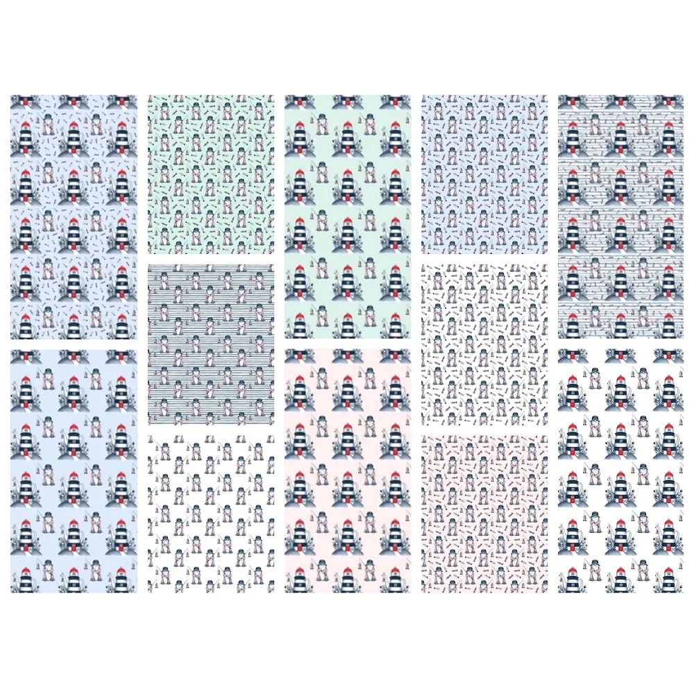 Gnomes At Sea Fat Quarter Bundle - 12 Pieces