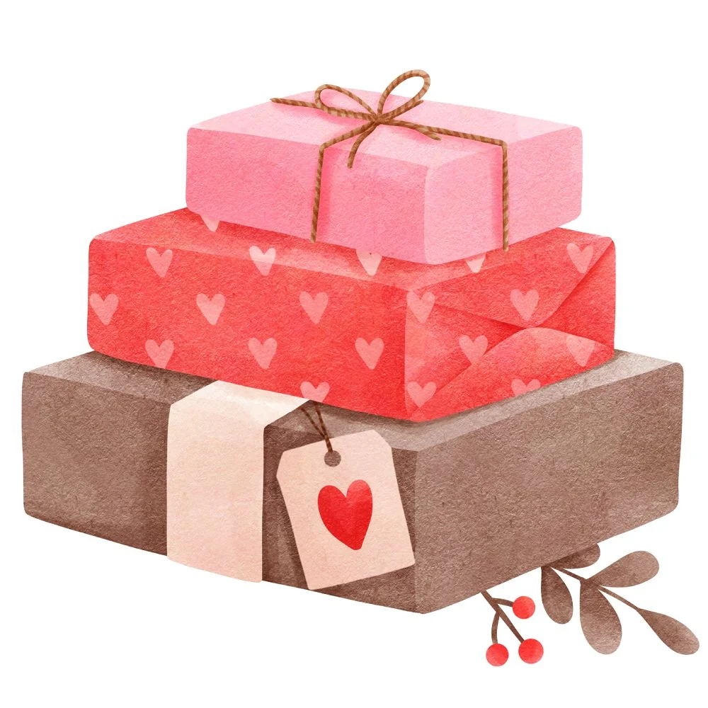 Gnomes Of Love Presents Fabric Panel