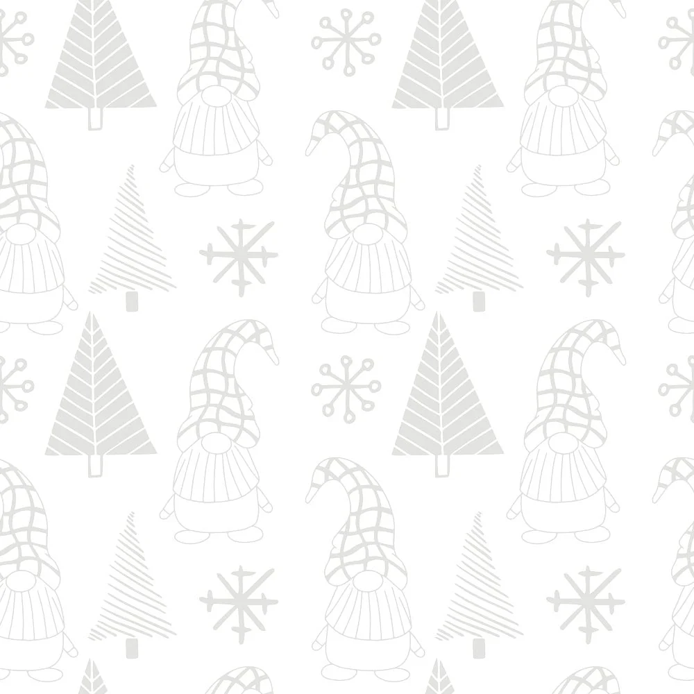 Gnomes & Trees Tone on Tone Fabric - Image 2
