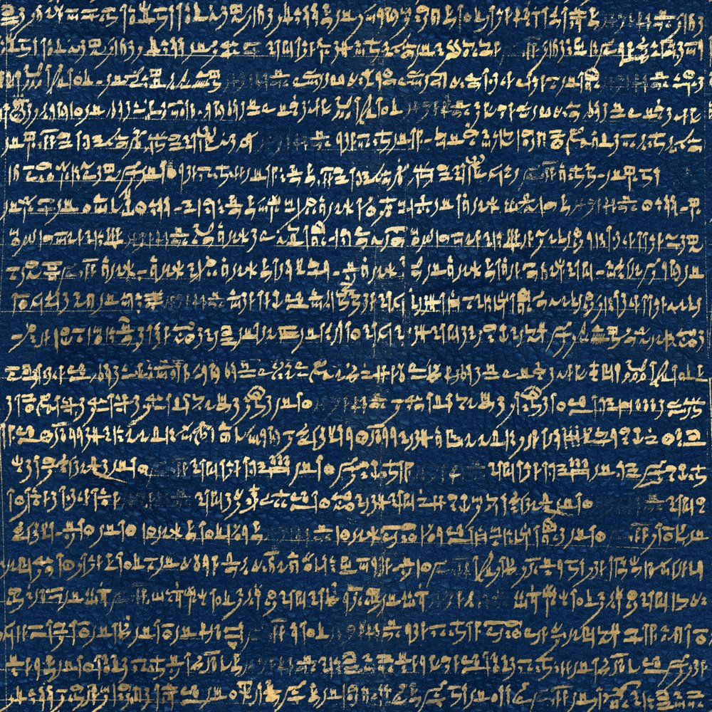 Golden Ancient Egypt Pattern #27 Fabric