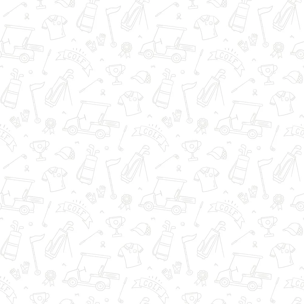 Golf Icons Tone on Tone Fabric