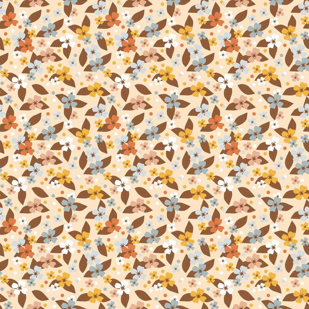 Good Vibes Flowers #6 Fabric