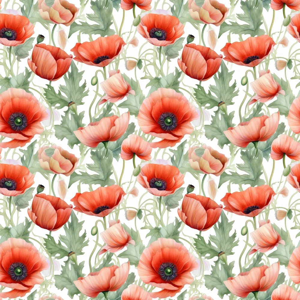 Grandma's Garden Pattern #14 Fabric