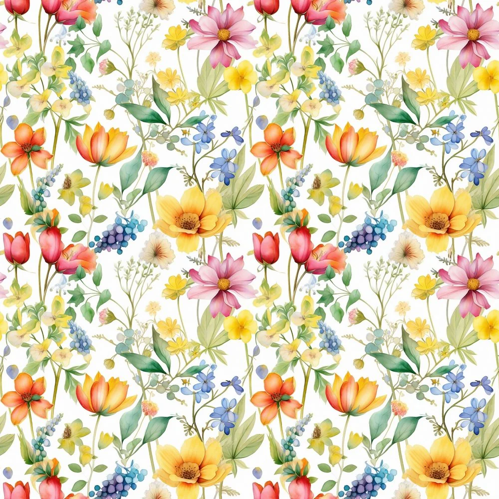 Grandma's Garden Pattern #15 Fabric
