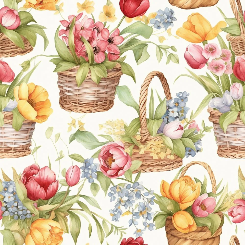 Grandma's Garden Pattern #8 Fabric