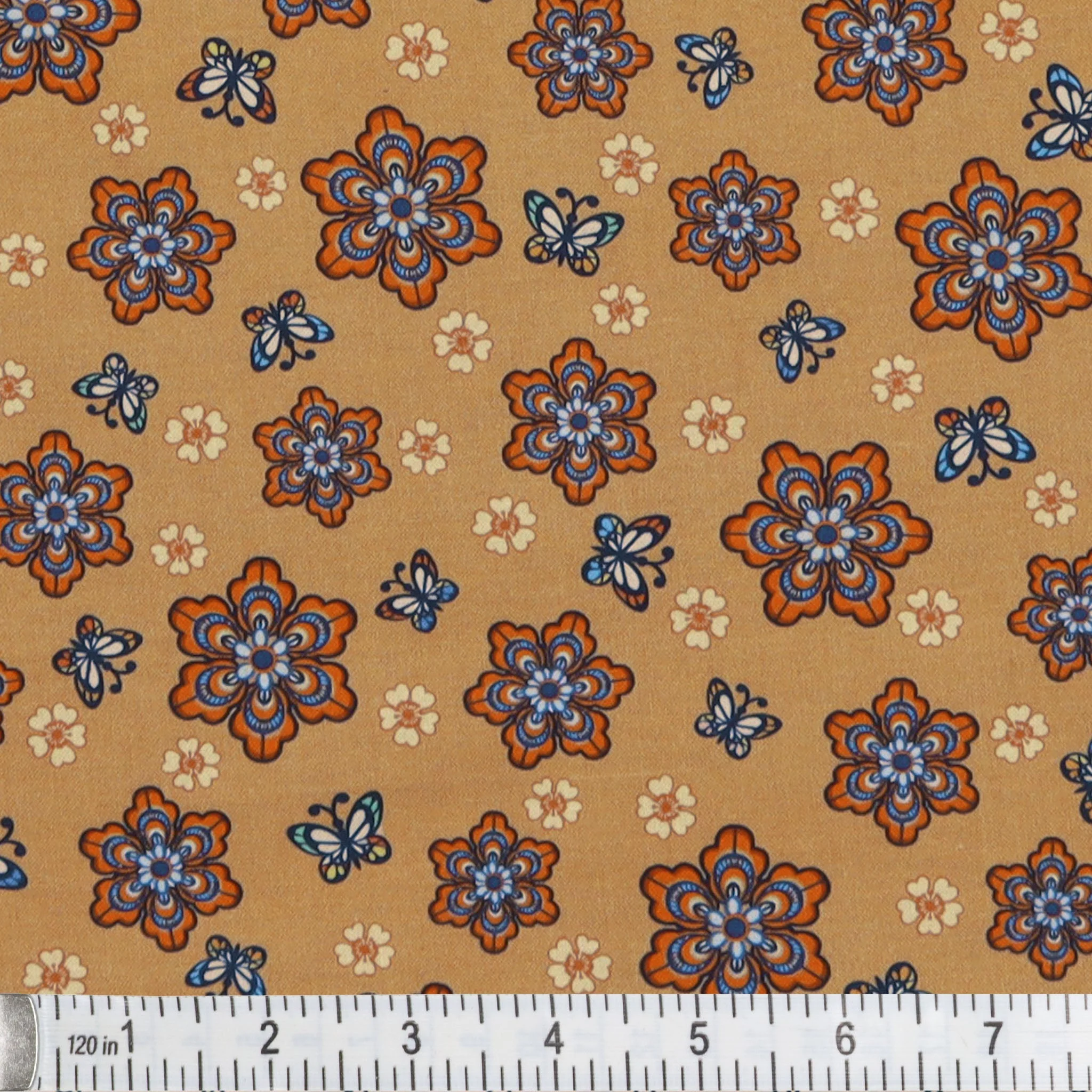 Gratitude and Grace Fabric Collection - Helping Others Orange - Image 2