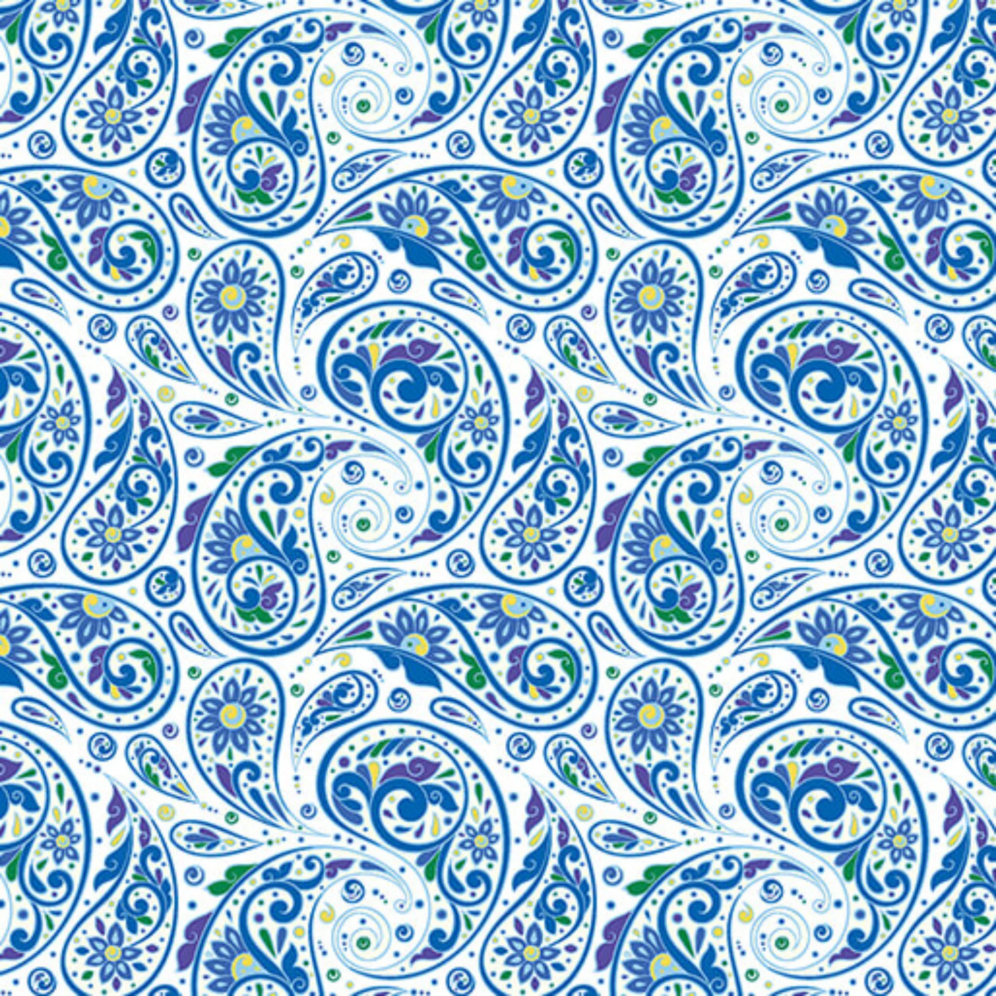 Gratitude and Grace Fabric Collection - Quiet Mornings Blue