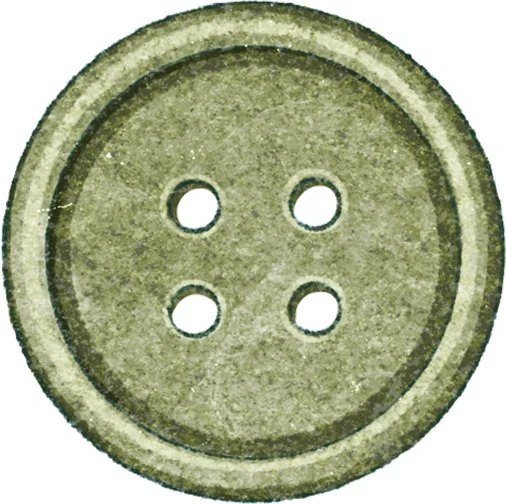 Green Flat Button Fabric Panel