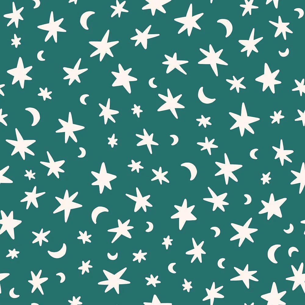 Groovy Christmas Pattern #7 Fabric