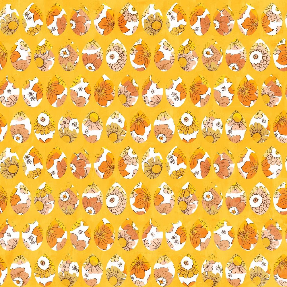 Groovy Garden Floral Drops #2 Fabric