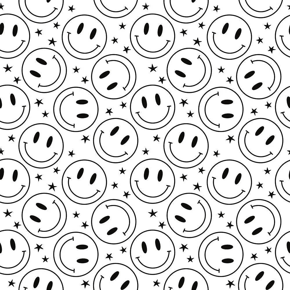 Groovy Smiley #3 Fabric
