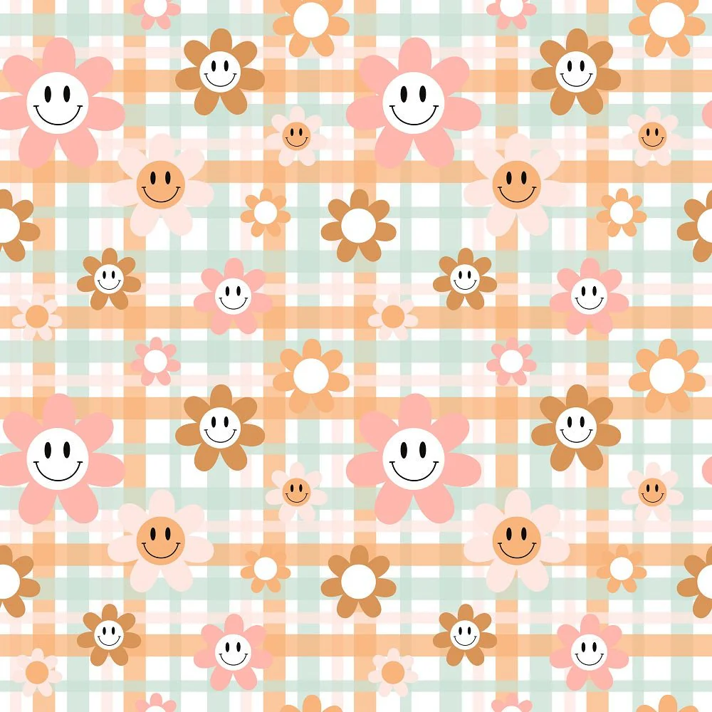 Groovy Smiley #4 Fabric