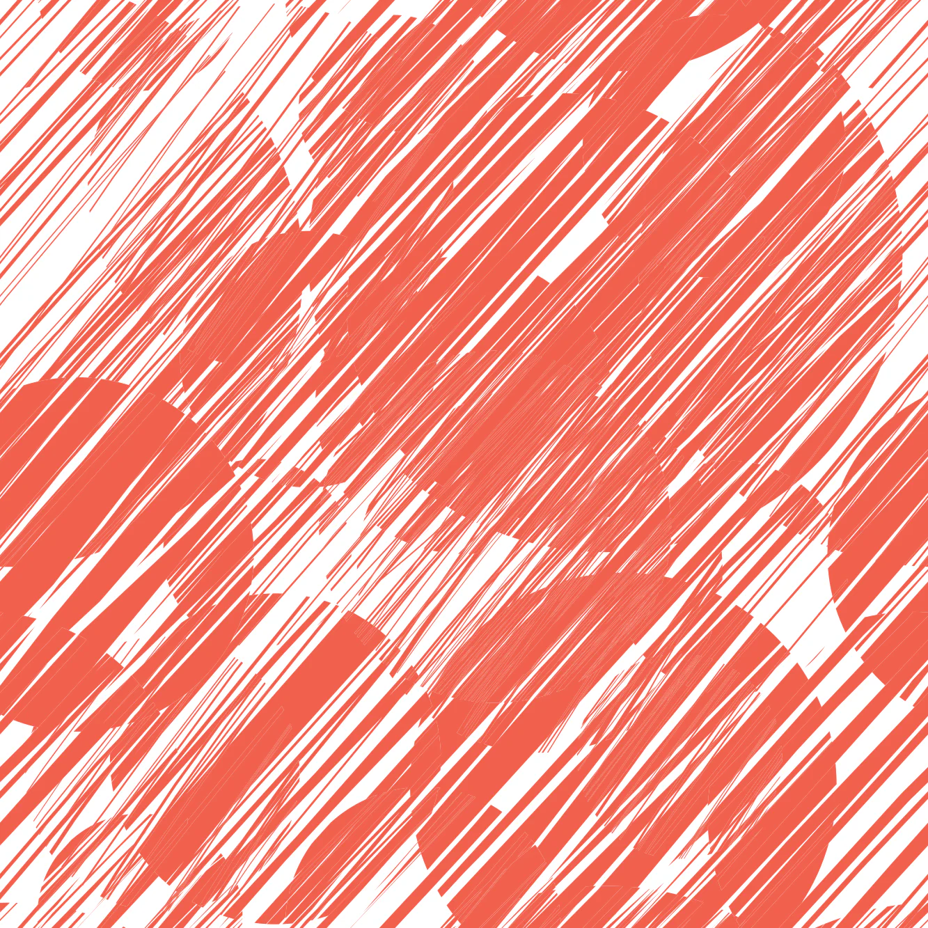 Grunge Circles Fabric - Cinnabar