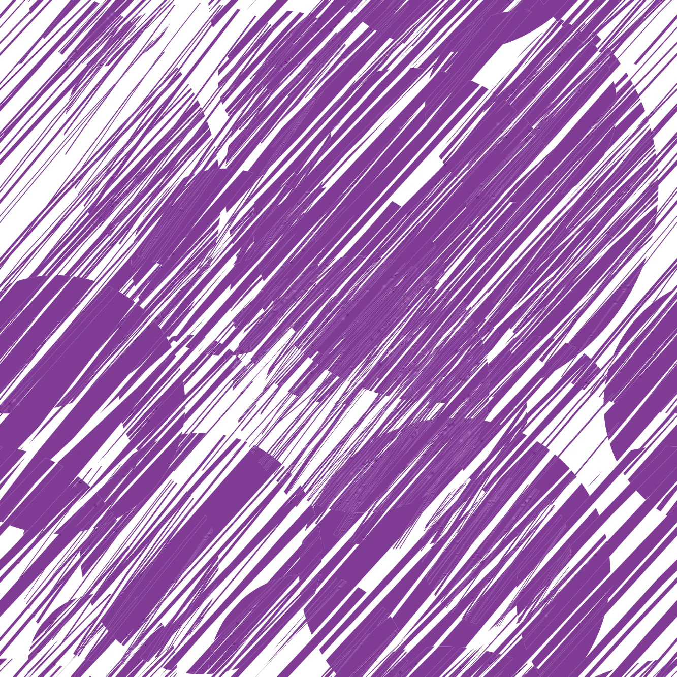 Grunge Circles Fabric - Grape