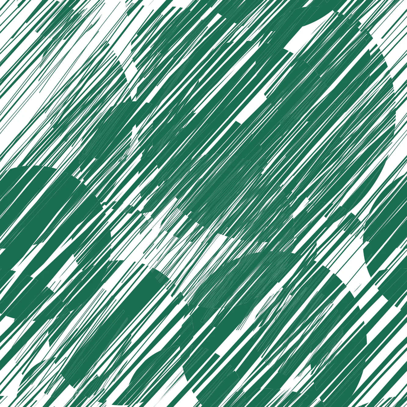 Grunge Circles Fabric - Hunter Green