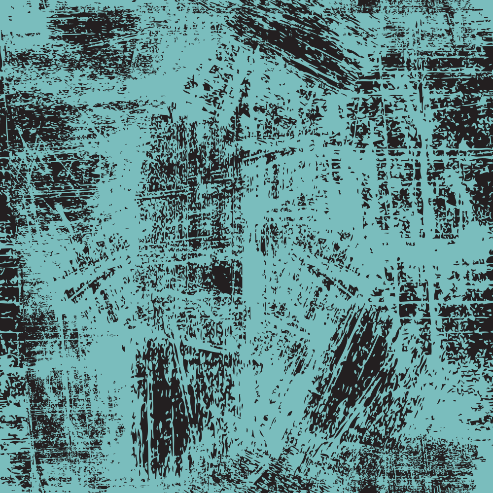 Grunge Fabric - Black on Cornflower