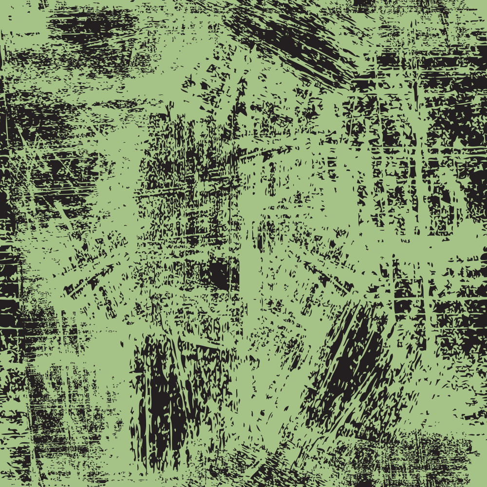 Grunge Fabric - Black on Pistachio Green
