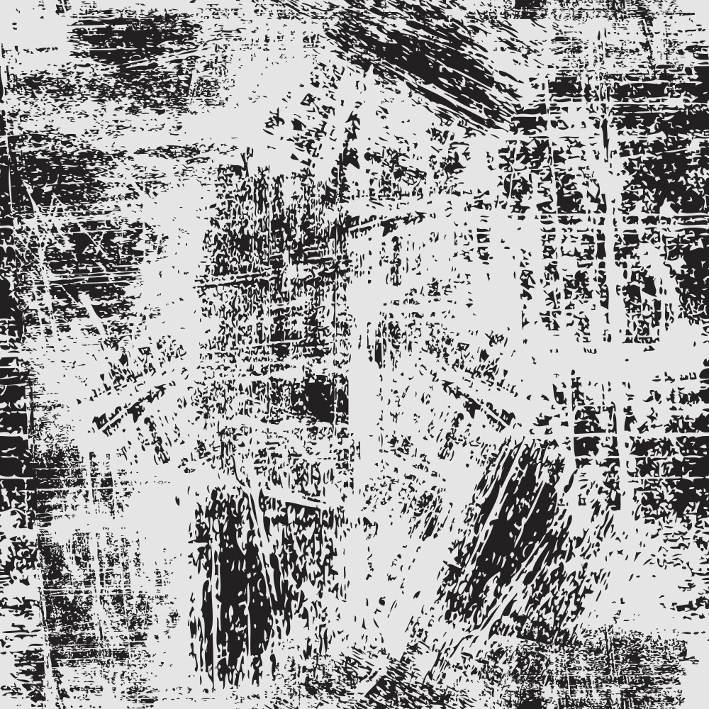 Grunge Fabric - Black on Platinum
