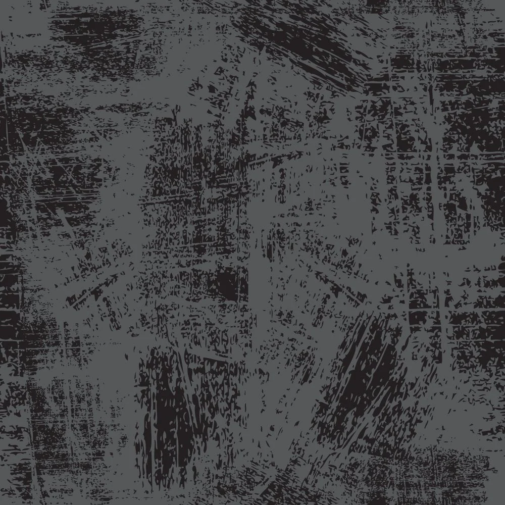 Grunge Fabric - Black on Steel Gray