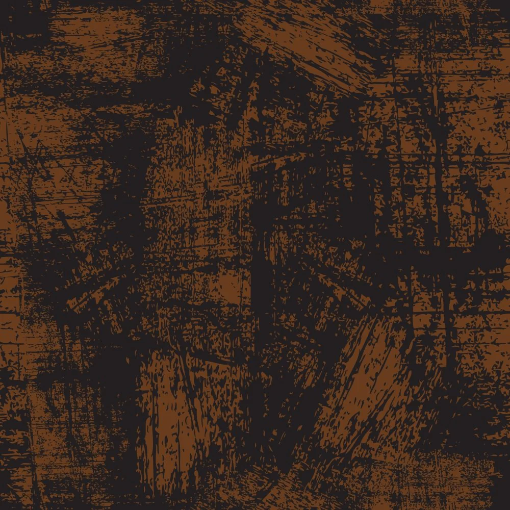 Grunge Fabric - Chocolate on Black