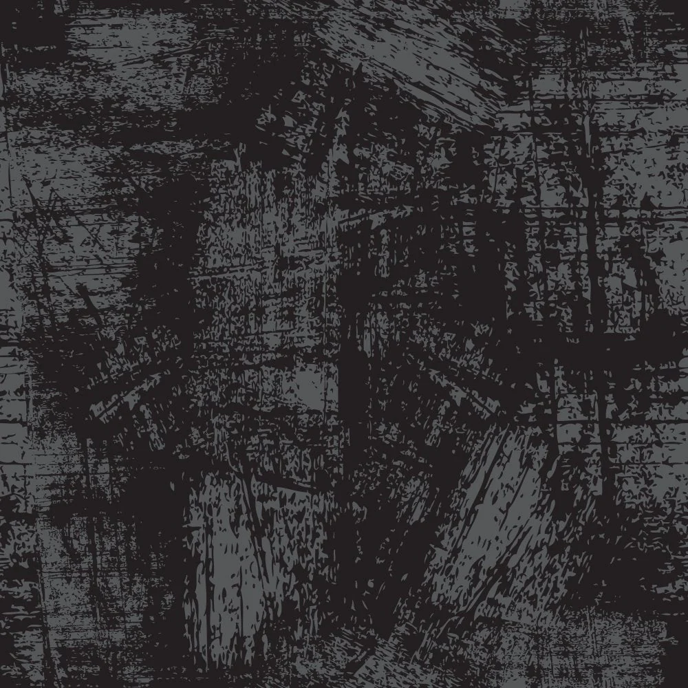 Grunge Fabric - Steel Gray on Black