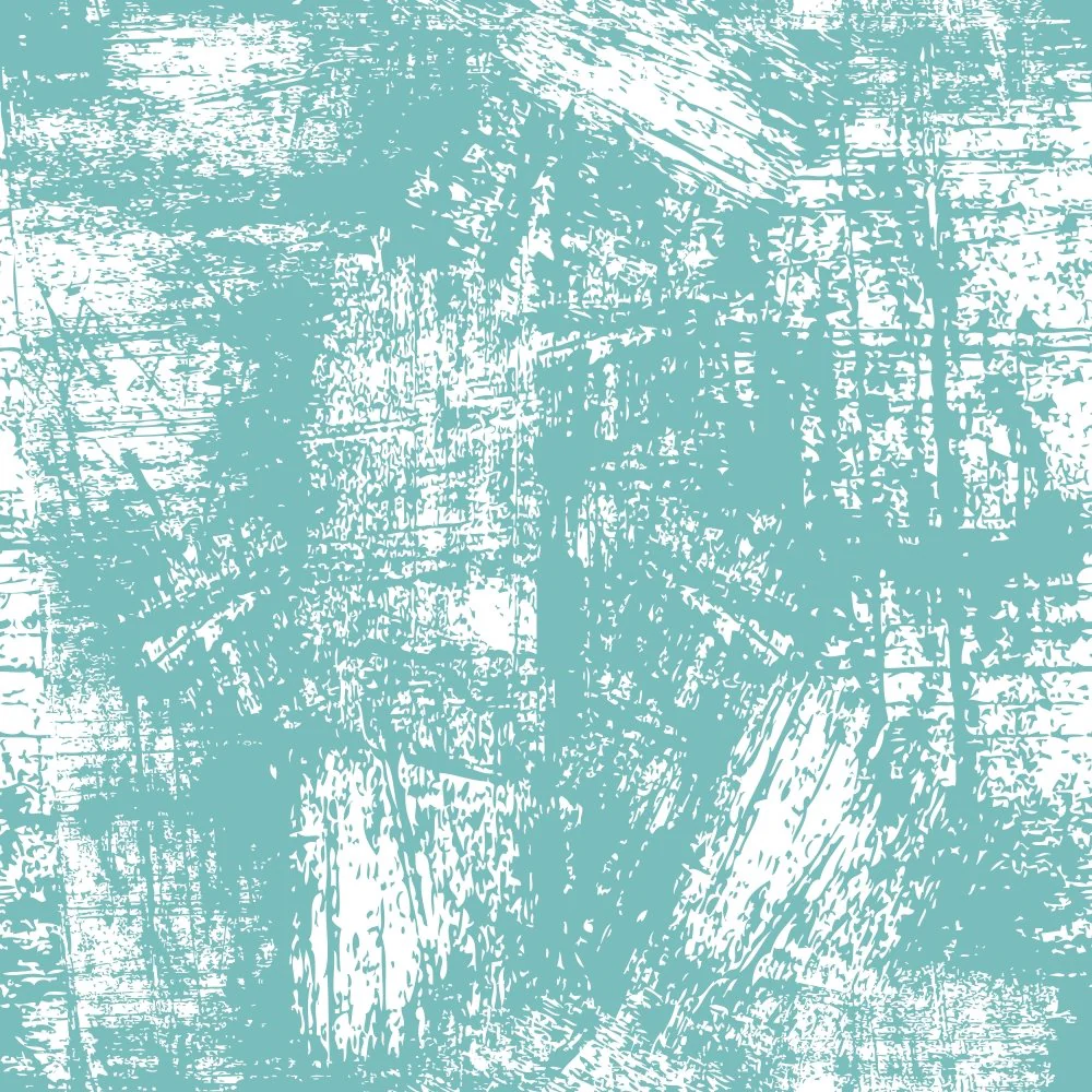 Grunge Fabric - White on Cornflower