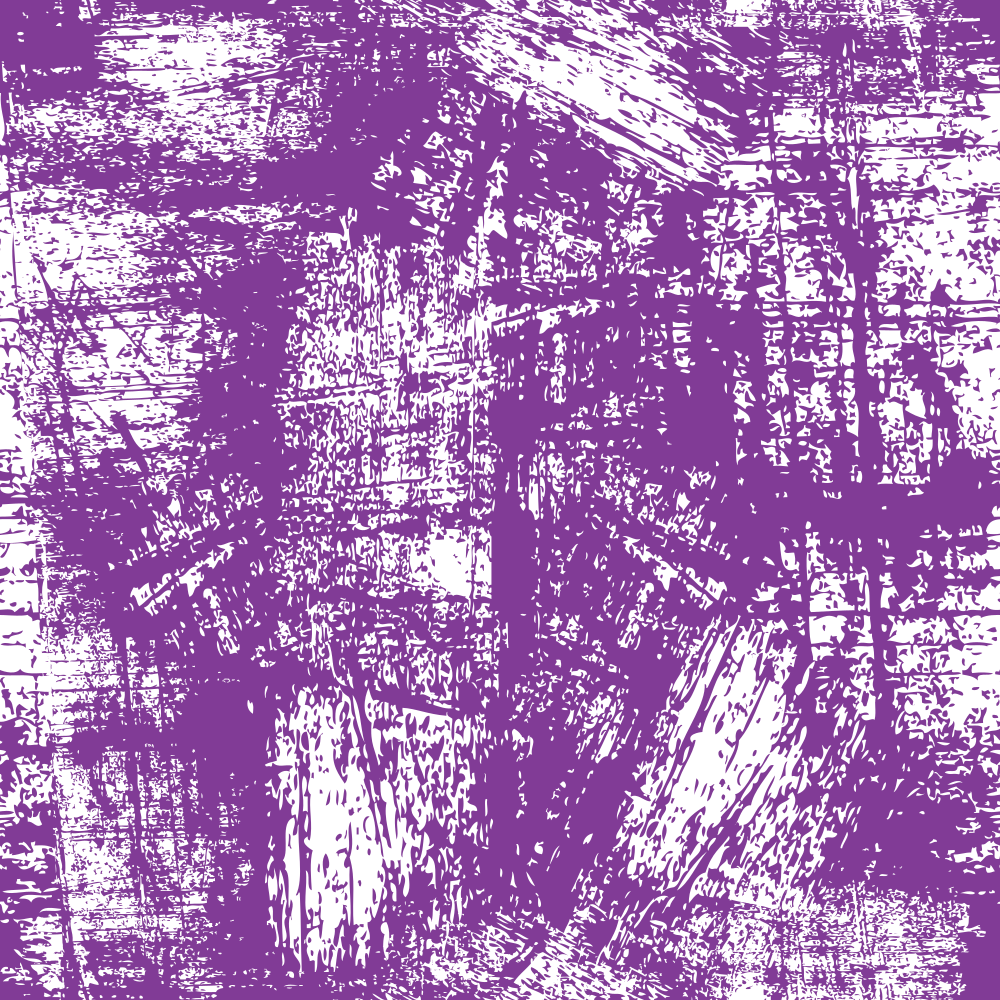 Grunge Fabric - White on Grape