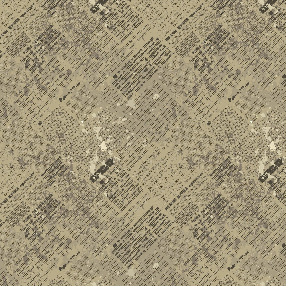 Grunge Newspaper Fabric - Dark Tan