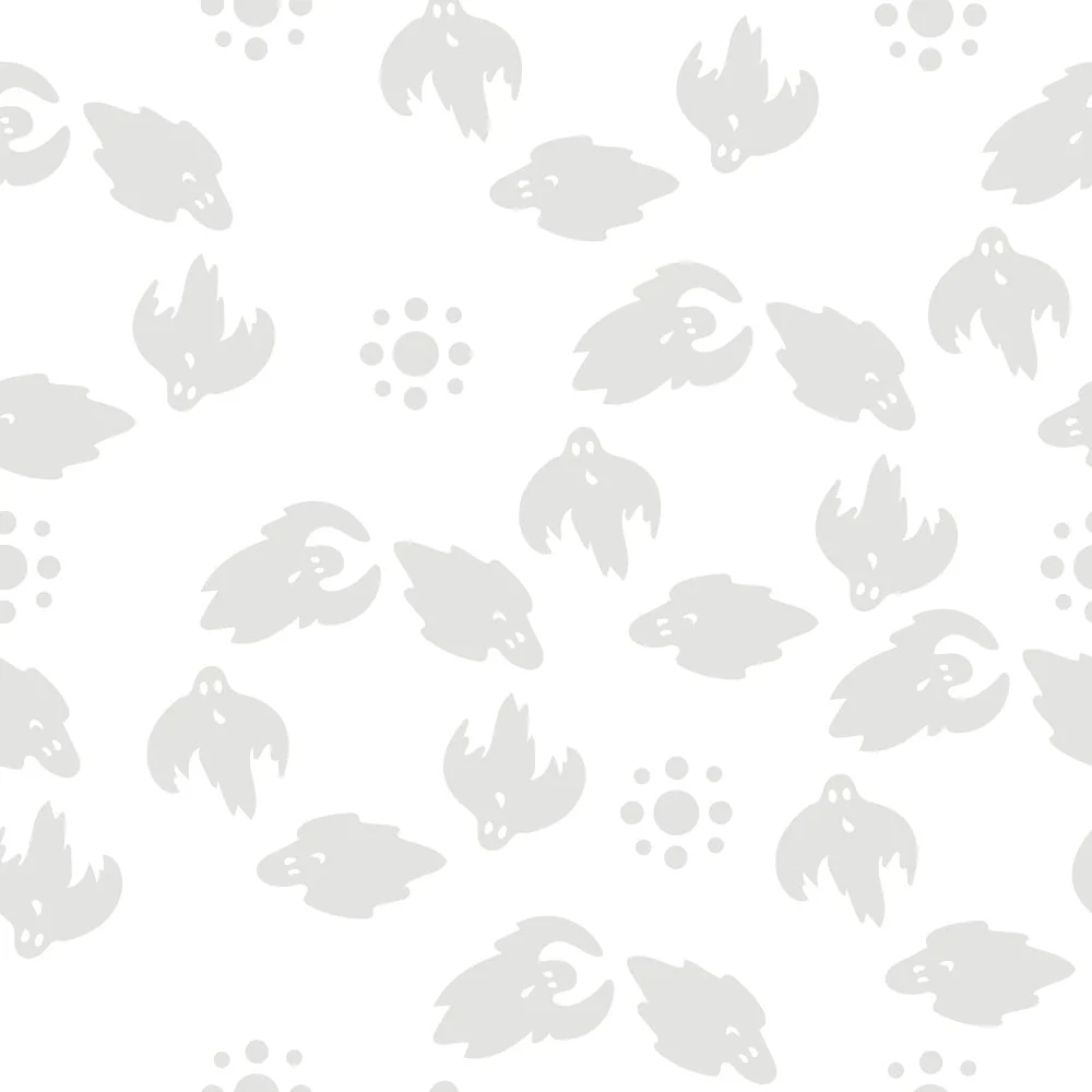 Halloween Flying Ghosts Tone on Tone Fabric