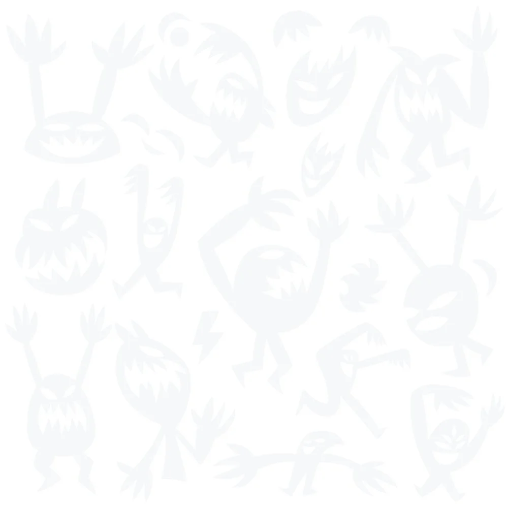 Halloween Funny Monsters Tone on Tone Fabric