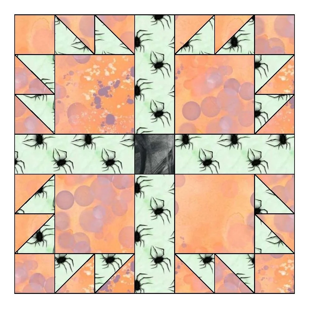 Halloween Please! Collection Quilt Kit - 56" x 70 1/2" - Image 4