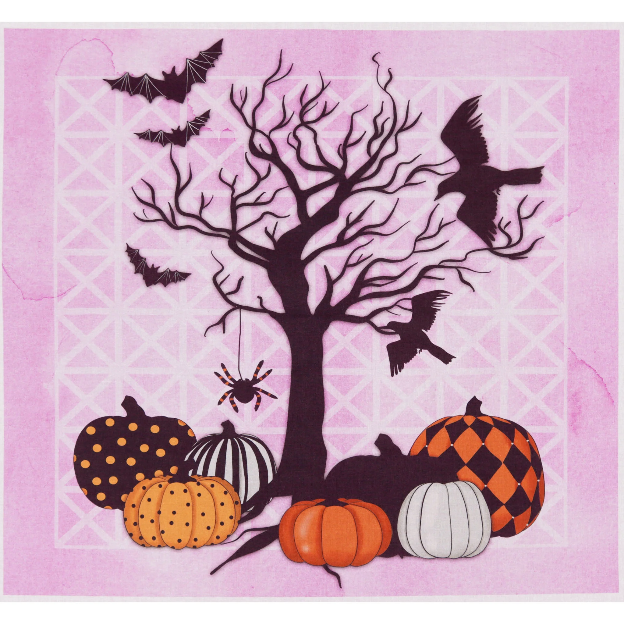 Halloween Please! Scene #1 Fabric Panel
