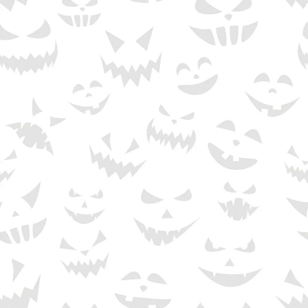 Halloween Pumpkin Faces Tone on Tone Fabric - Image 2