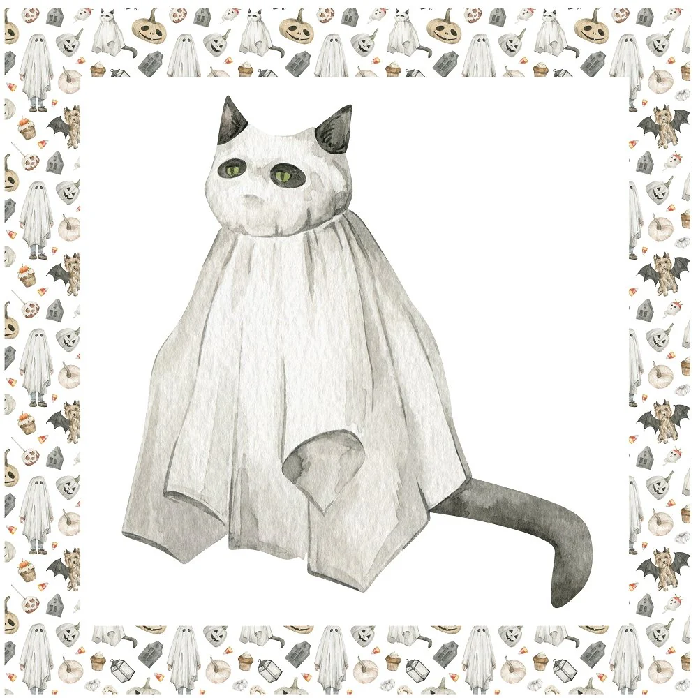 Halloween Still Life Pillow Panels - Image 2
