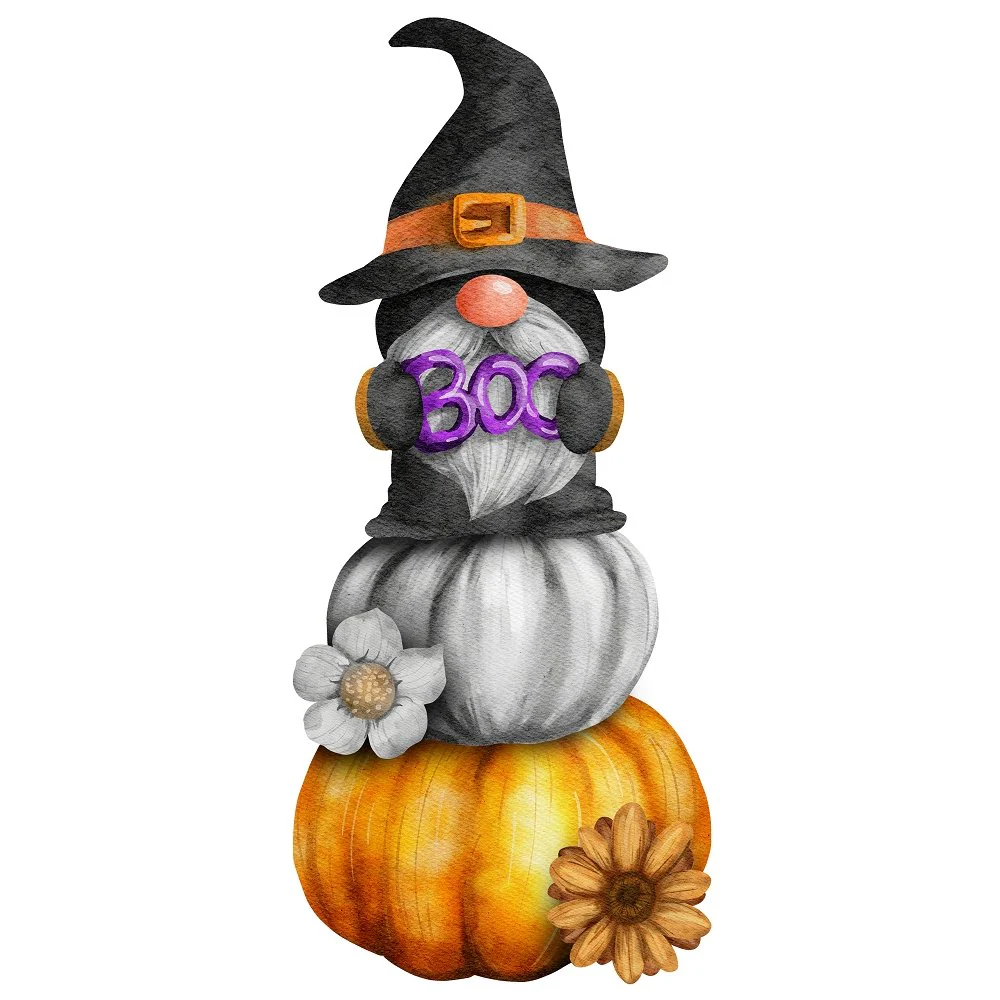 Halloween Village Bundle #4 Fabric Panel